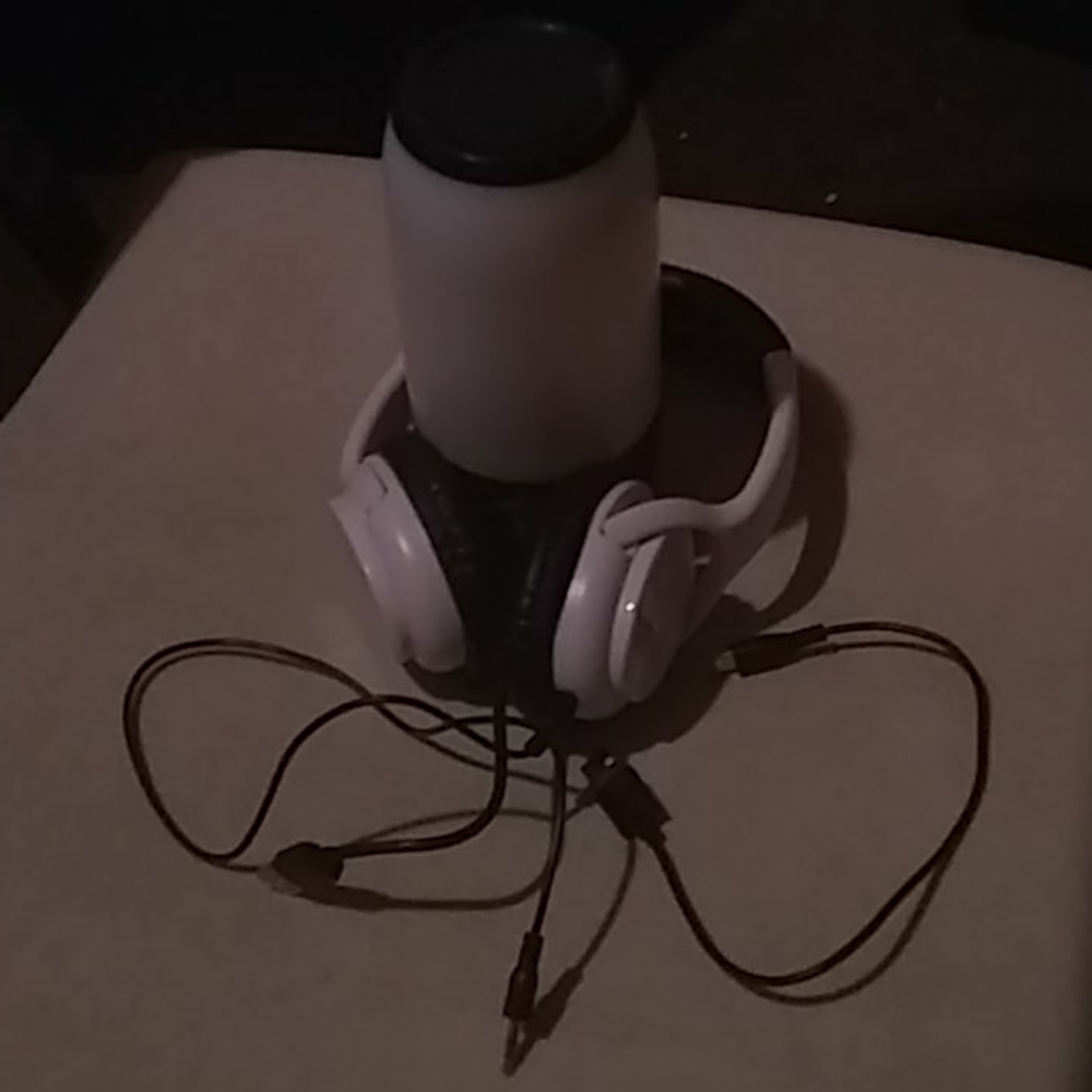 Bluetooth speaker and headphones